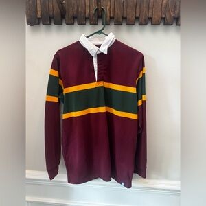 Vintage-style rugby, multi-colored, medium